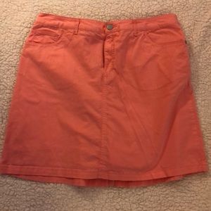 Peach skort